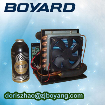 zhejiang boyard r134a 12v 24v small refrigeration units with 12 volt refrigerator compressor