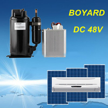 12v 24v 48v 72v electric dc ac compressor with R134a for motor home ...