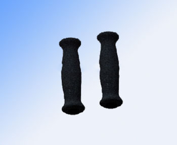 Sponge rubber foam grip for gym equipment