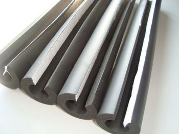 air conditioning tube insulation split rubber hose insulation pipes with glue