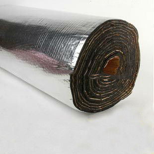 Rubber insulation with aluminum foil