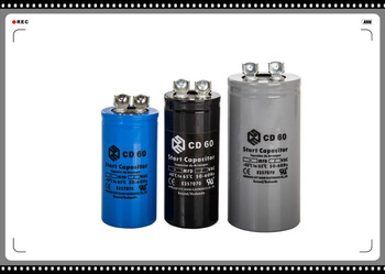 Motor Starting capacitor CD60 UL Quality Guarantee-110VAC <font color='red'>53</font>-64uF(MFD)