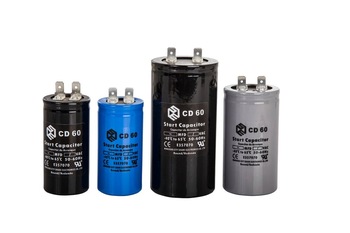 Motor Starting capacitor CD60 UL Quality Guarantee-125VAC <font color='red'>53</font>-64uF(MFD)