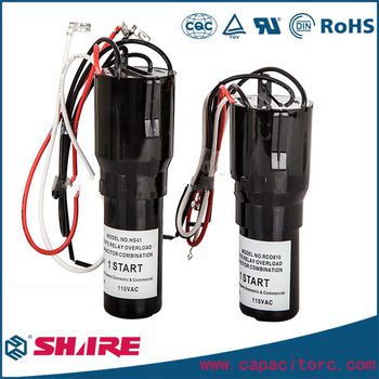 3 in 1 <font color='red'>Refrigeration</font> <font color='red'>spare</font> <font color='red'>parts</font> hard start <font color='red'>kit</font> capacitor