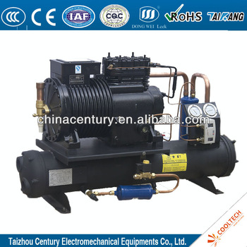 semi hermetic C series model JYW050 water cooled semi-hermetic piston compressor condensing units