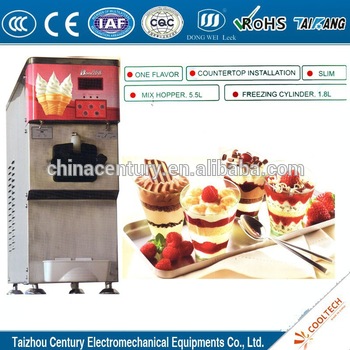 model BQJ142 one flavor soft ice cream machine