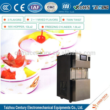 Model BQL780 soft or hard 7 Color type ice cream CE certification