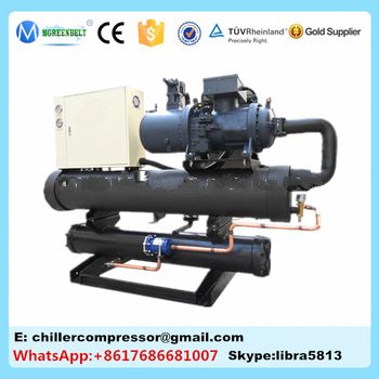 -15C Low Temperature Screw Compressor Water Cooled China Industrial Glycol Chiller