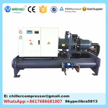 Low Temperature Water cooled Screw ethylene glycol chiller