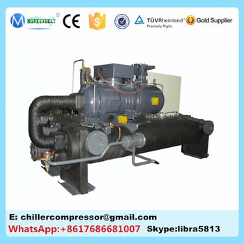 China Water Cooled Dairy Cooling Glycol Chiller with Heat Exchanger