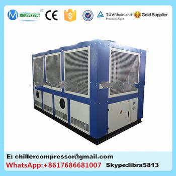 sulfuric acid cooling used in electroplating 40 tr Industrial air cooled water chiller