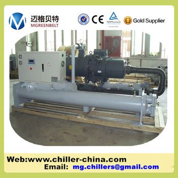 Remote Control Water Cooled Screw Glycol Chilling System Bulk Milk Chiller Machine