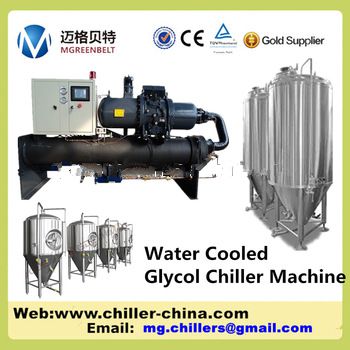 -5 degree C Low Temperature Accurate Control Water Cooled Screw Fermenter Chiller Coil For Milk