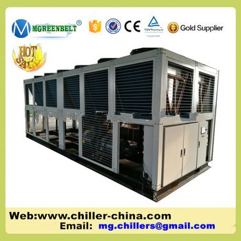 European Workable Air Cooled Screw Chiller Machine With Schneider Electrical Control Box