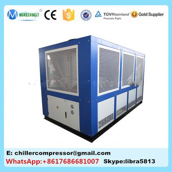 Single Compressor Air Cooled Screw Chiller,Air Cooled Chiller Plant