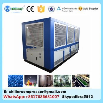 40 TR Air Cooled Water Chiller for Dairy Product System