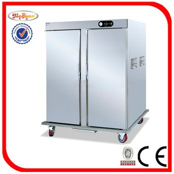 stainless steel Food Warmer Cart with cabinet in hotel DH-22