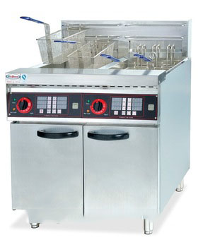 2tank 4 basket deep fryer (DF-26-2A)