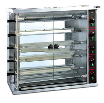 5 layers gas chicken grill