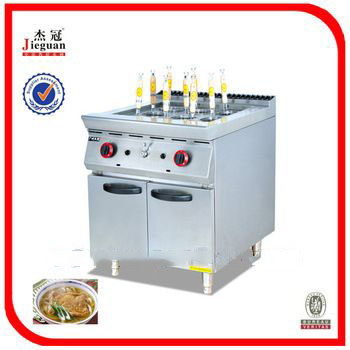Stainless steel gas noodle cooker with cabinet GH-788-2