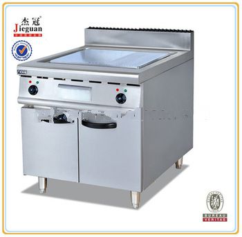 big electric kitchen pancake griddle machine with cabinet EG-886C