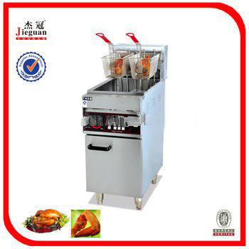 High Performance Electric <font color='red'>1</font>-Tank Fryer(2-Basket) With Timer DF-26A 0086-136-322-722-<font color='red'>89</font>