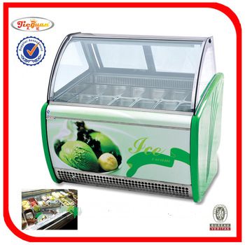 Jieguan Hot Sale1.5m commercial hard ice cream display freezer(CB-1500)