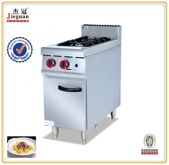 stainless <font color='red'>steel</font> gas <font color='red'>cooking</font> range With 2-<font color='red'>Burner</font> and cabinet(GH-977)