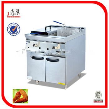 28L*2 Free Standing Stainless Steel Gas Deep Fryer GF-785