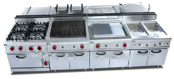Stainless Steel Gas Cooking Range