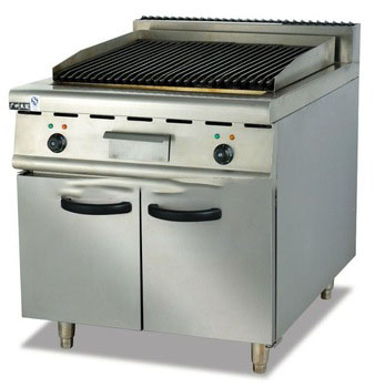 stainless steel Electric Lava Rock Grill with Cabinet(EB-889)