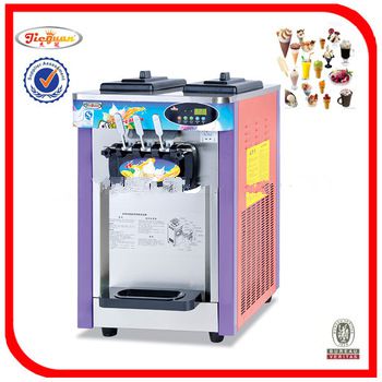 Counter top Commercial 3-flavor ice cream machine BQL-839T TEL: 0086-13632272289