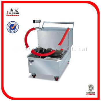 stainless steel oil filter cart/commercial kitchen oil filter/mobile oil filter