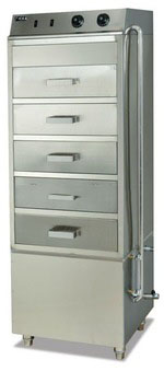 electric steam cabinet with 5 layers