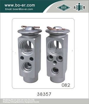 auto ac thermostatic expansion valve block valve 38357