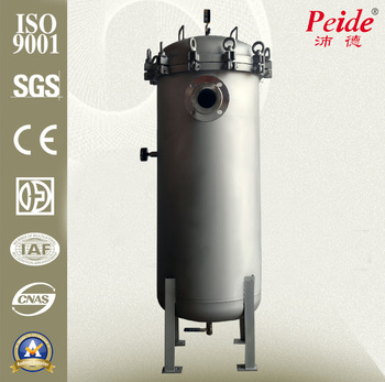 Large flow bag filter for sugar water manufacturer
