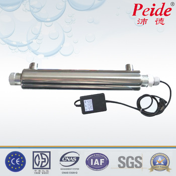 China simple uv central water filter