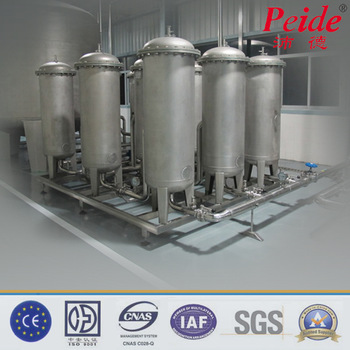 Stainless steel precision millipore water filter system
