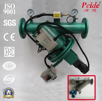 Automatic 316 stainless steel cartridge brush type water filter machine