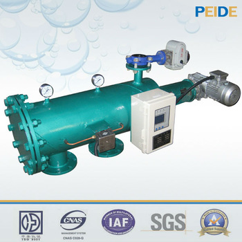 Automatic cleaning filtration for seaweed