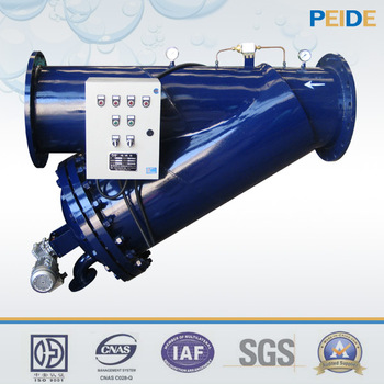 Y type brush type automatic water filter