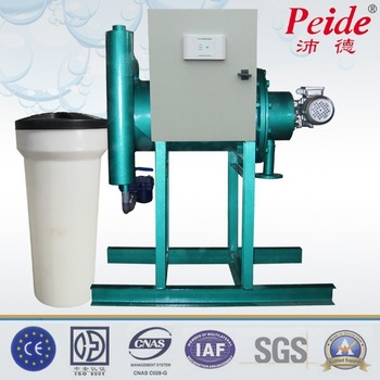 Cooling tower circulating water remove algae descaling system