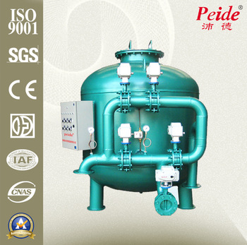 The manual of the carbon steel tank aqua sand filter
