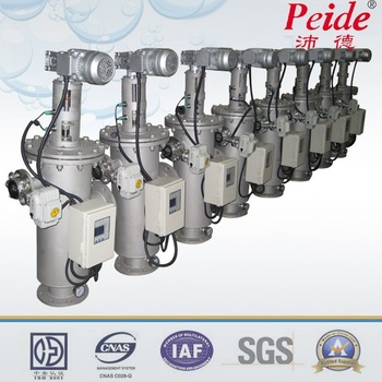 80um duplex stainless steel self cleaning water filter