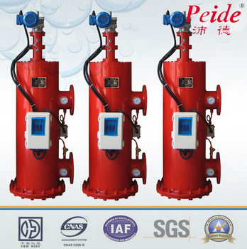 200/250/300 micron carbon steel self cleaning water filter