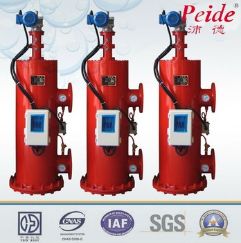 120 / 130 / 140 micron 320 cubic meters per hour 25bar self cleaning water filter