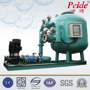 6-300m3/H Water Well Aquaculture Industrial Sand Filter With Pump