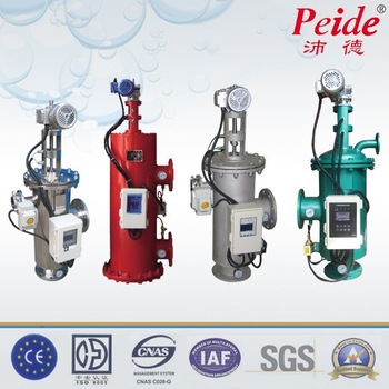 Automatic self cleaning water filter