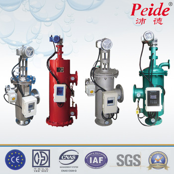 Stainless steel automatic suction type self cleaning irrigation filter