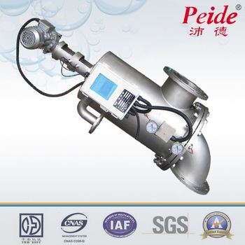 Timer controller automatic self cleaning suction screen water filter
